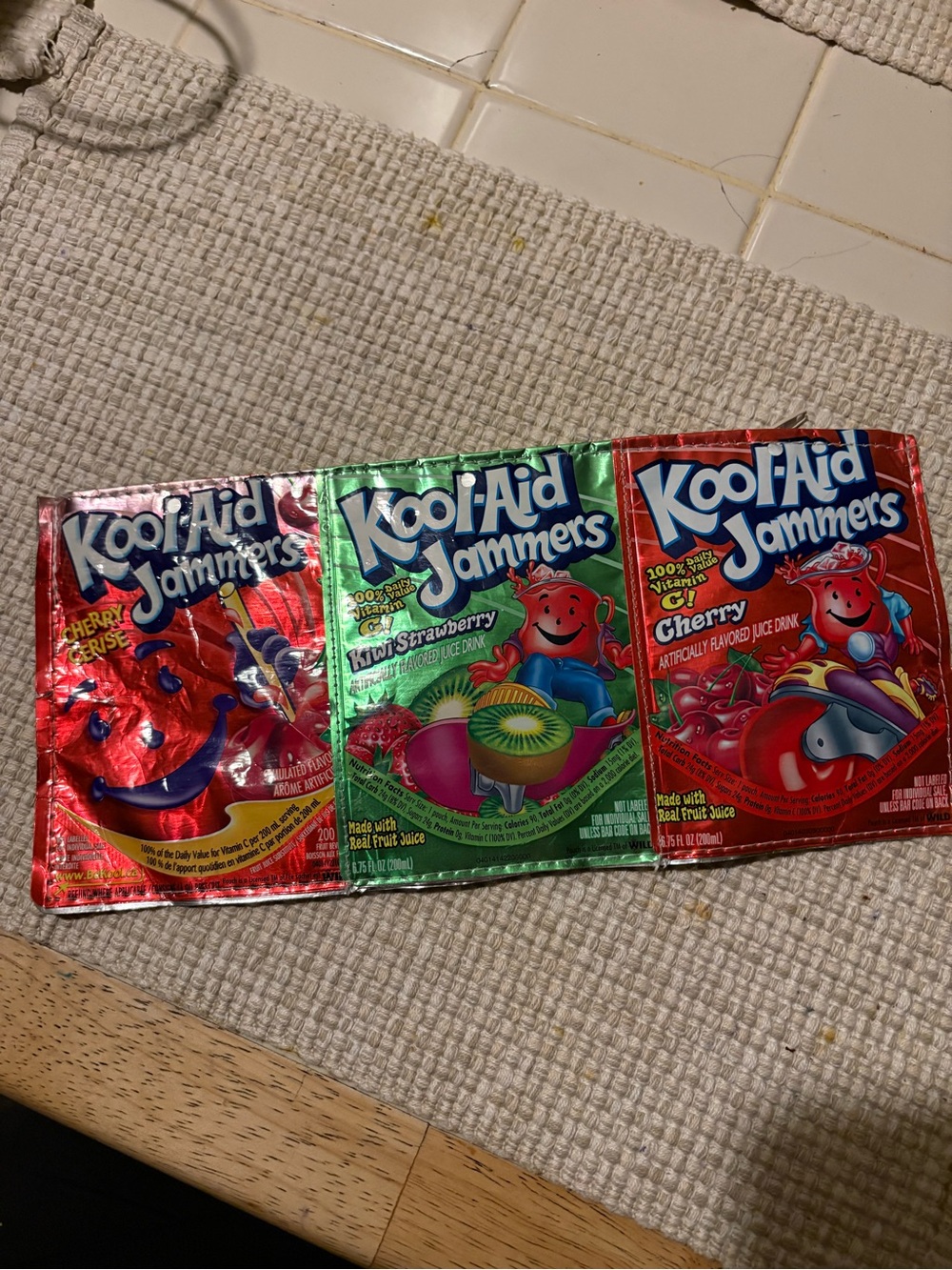 Jammers Kids Drink Pouches - Red & Green Variety Pack pencil case